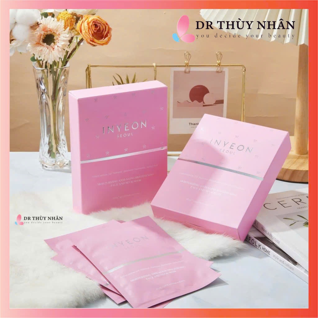 MẶT NẠ SÁNG DA PHỤC HỒI MẶT VÀ CỔ INYEON chính hãng