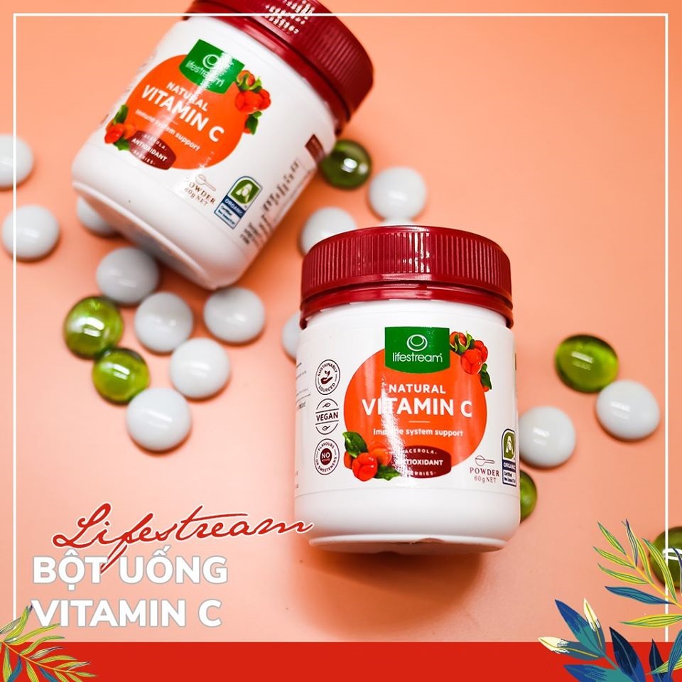 Bột uống Vitamin C Lifestream Natural Vitamin C