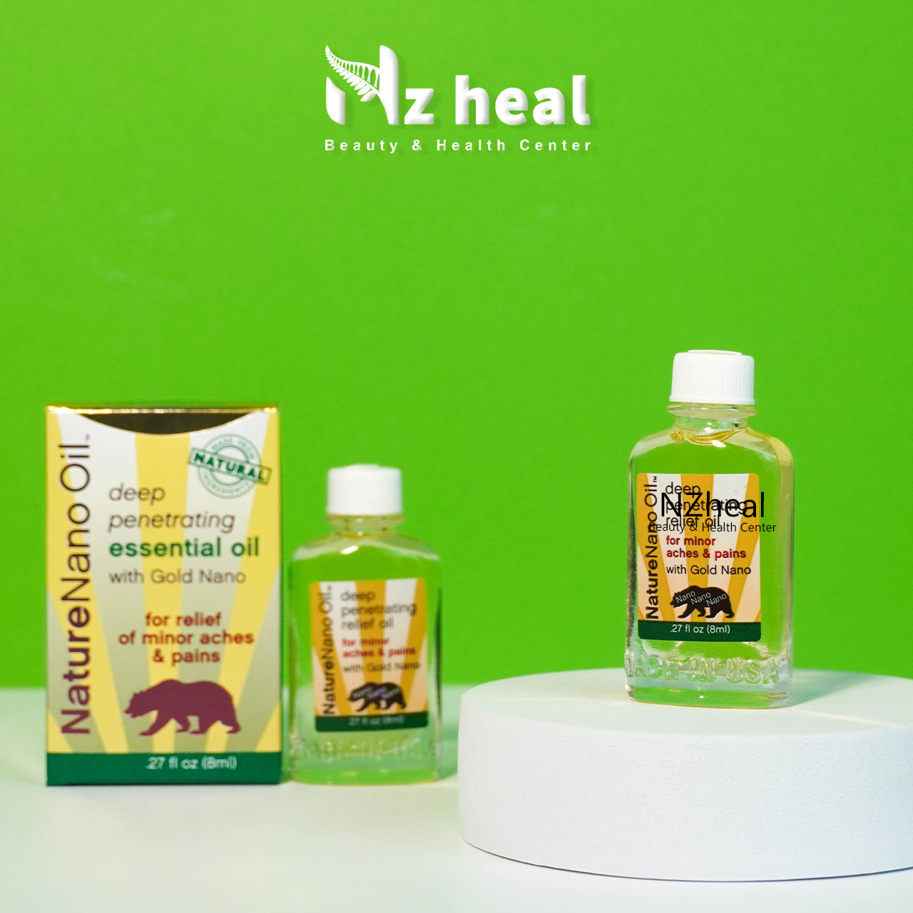 Dầu gió con gấu Nature Nano Oil 8ml – Mỹ 6