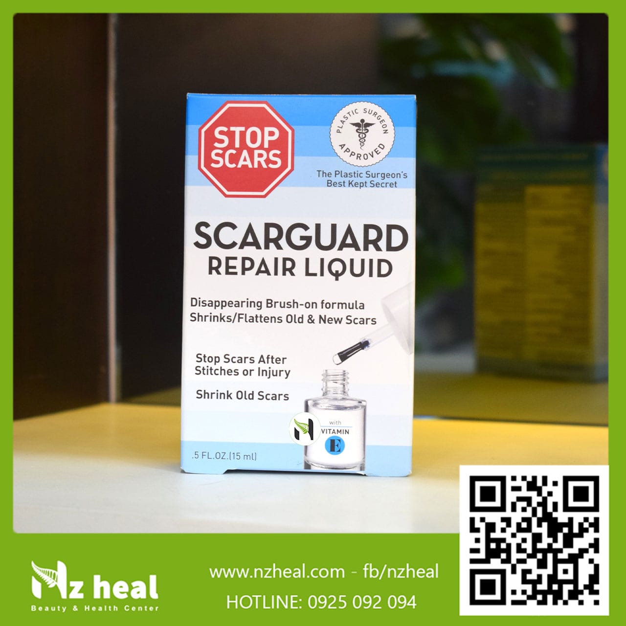 Gel Trị Sẹo Lồi Scarguard Repair Liquid 15ml (Scarguard MD)