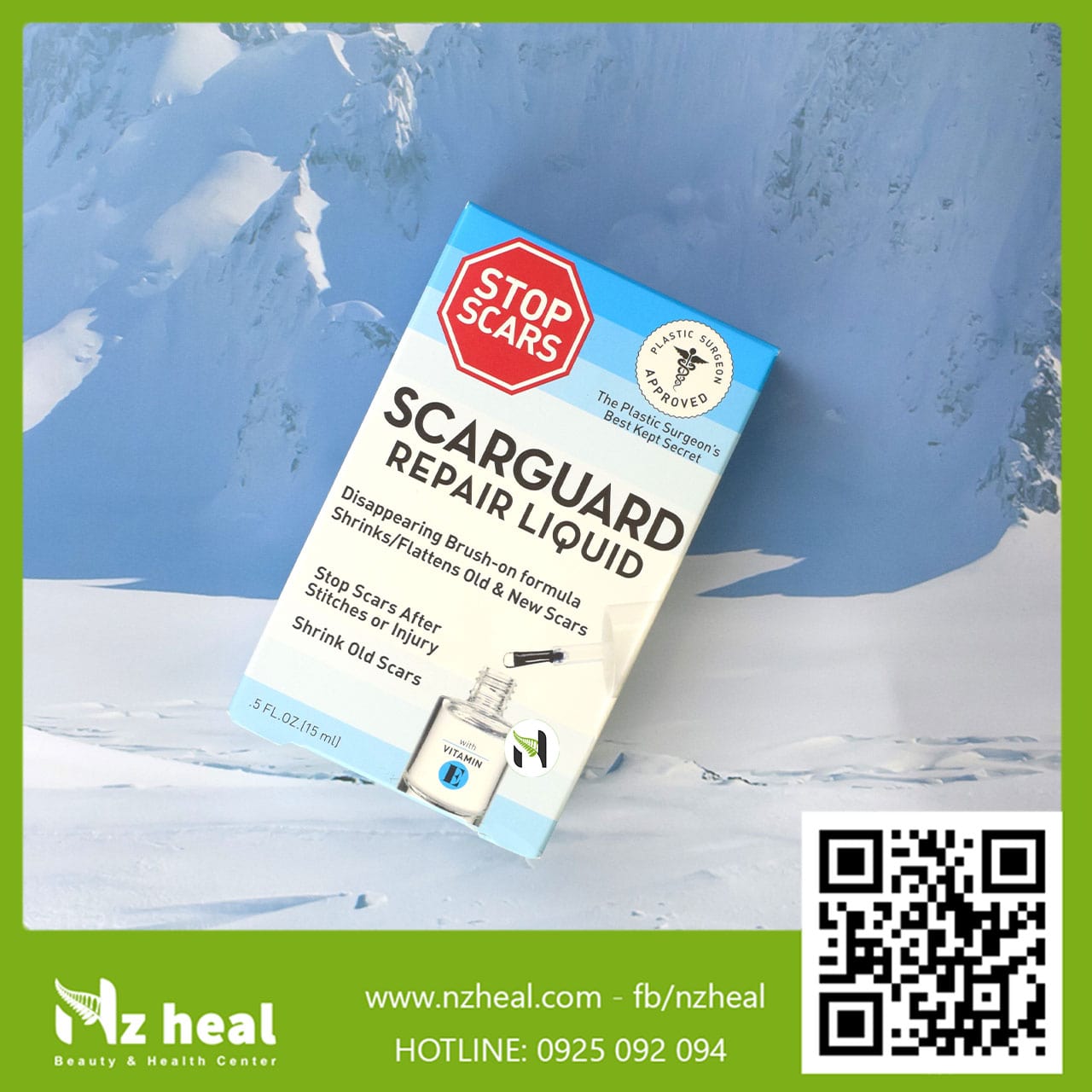 Gel Trị Sẹo Lồi Scarguard Repair Liquid 15ml (Scarguard MD)