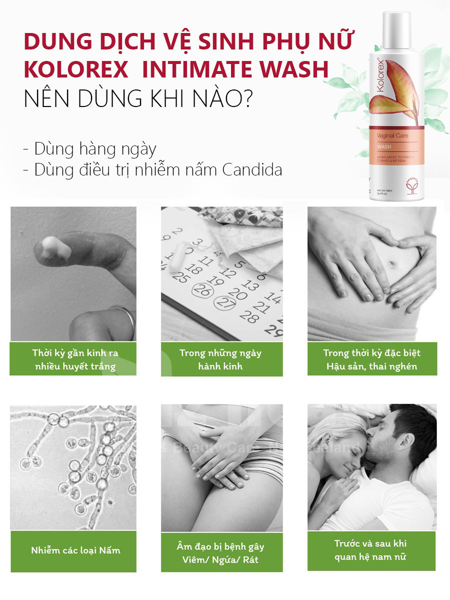 Dung dịch vệ sinh phụ nữ Kolorex Wash