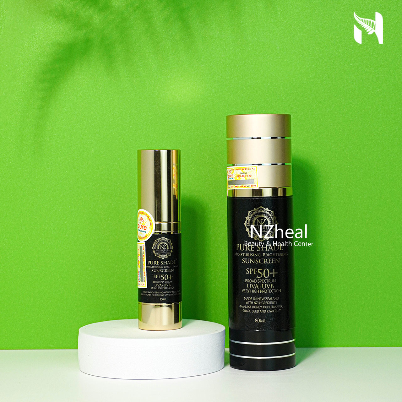 Kem chống nắng 4 in 1 Pure Shade SPF 50+ Moisturising & Sunscreen 15ml/ 80ml 1