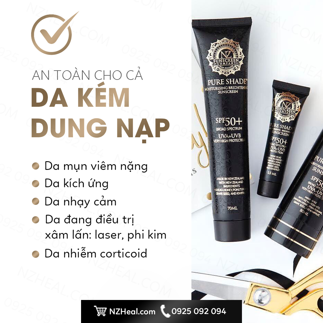 Kem chống nắng 4 in 1 Pure Shade SPF 50+ Moisturising & Sunscreen 80ml3