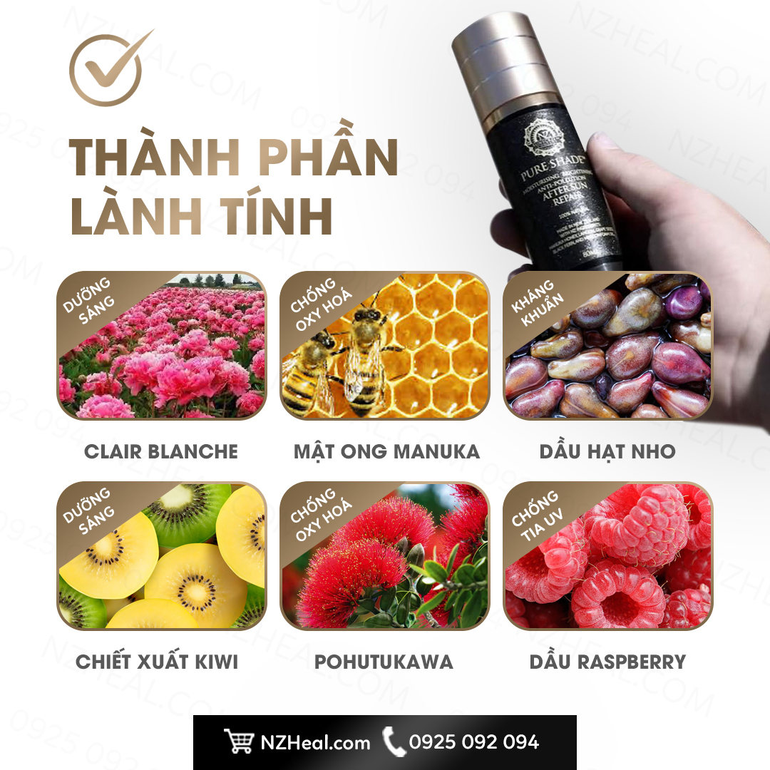 Kem chống nắng 4 in 1 Pure Shade SPF 50+ Moisturising & Sunscreen 80ml1