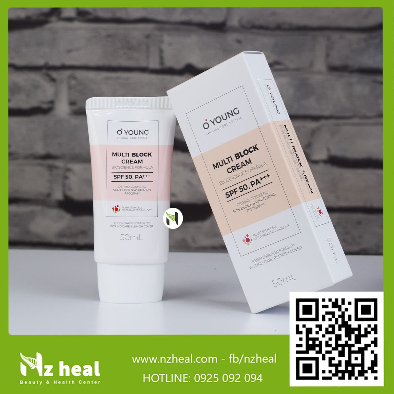 Kem chống nắng bảo vệ da Oyoung Multi Block Cream SPF 50 PA+++