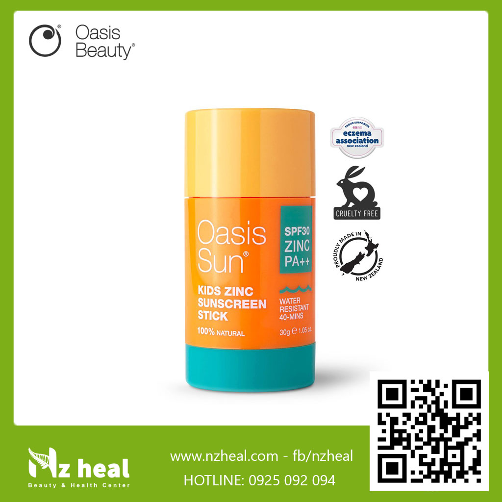 Kem chống nắng Oasis Sun Family Zinc Stick SPF 30 PA ++ 30g