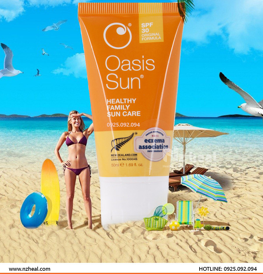 Kem chống nắng Oasis Sun SPF 30 Family Sunscreen