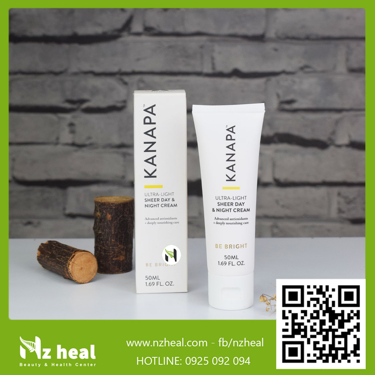 Kem dưỡng chống lão hóa Kanapa Ultra-Light Sheer Day & Night Cream (50ml)