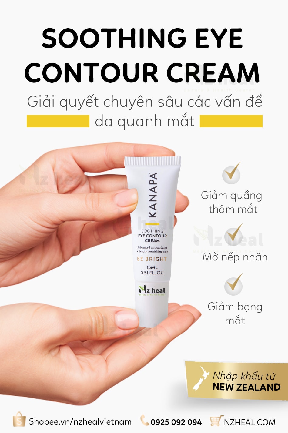 Kem dưỡng mắt Kanapa Soothing Eye Contour Cream Xtend-Life (15ml)2
