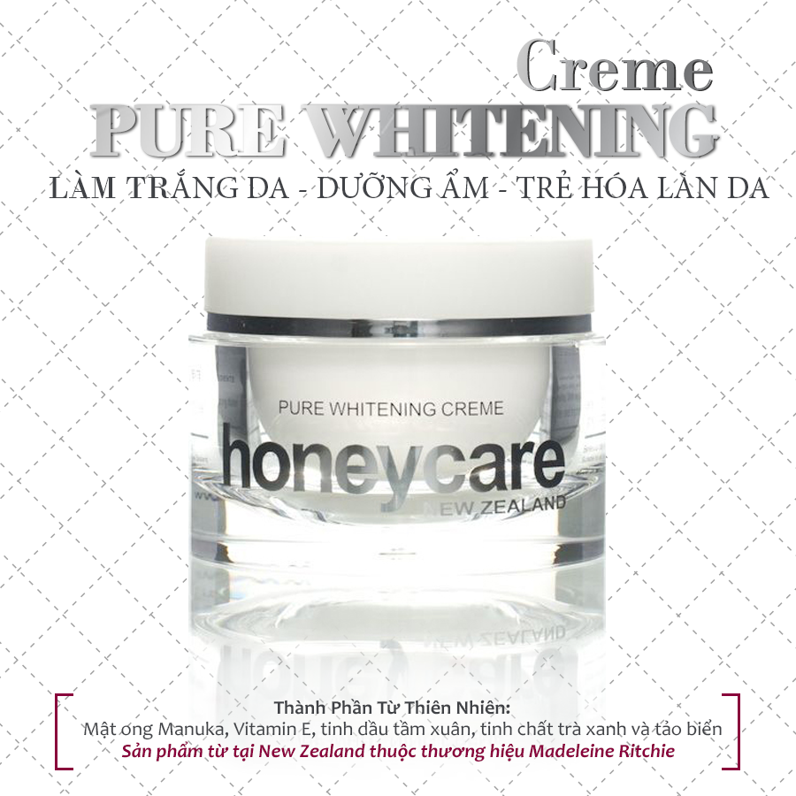 Kem Dưỡng Trắng Da Từ Mật Ong Manuka Pure Whitening Creme 50ml