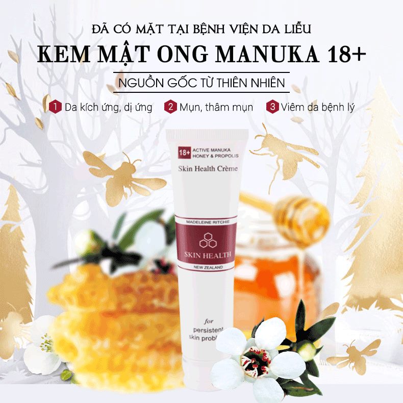 Kem Mật Ong Manuka Skin Health 18+ Madeleine Ritchie 40ml 9