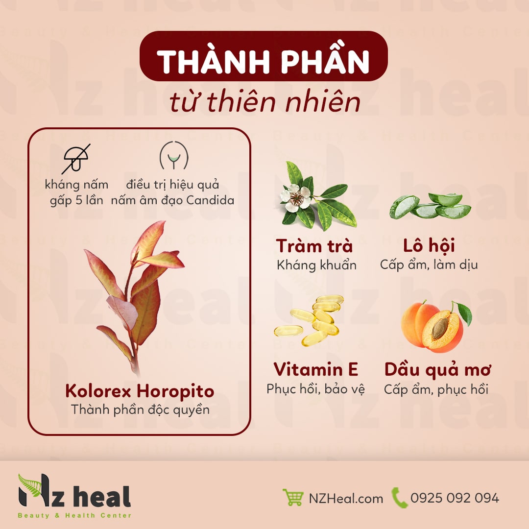 Kem trị nấm vùng kín Kolorex Cream 4