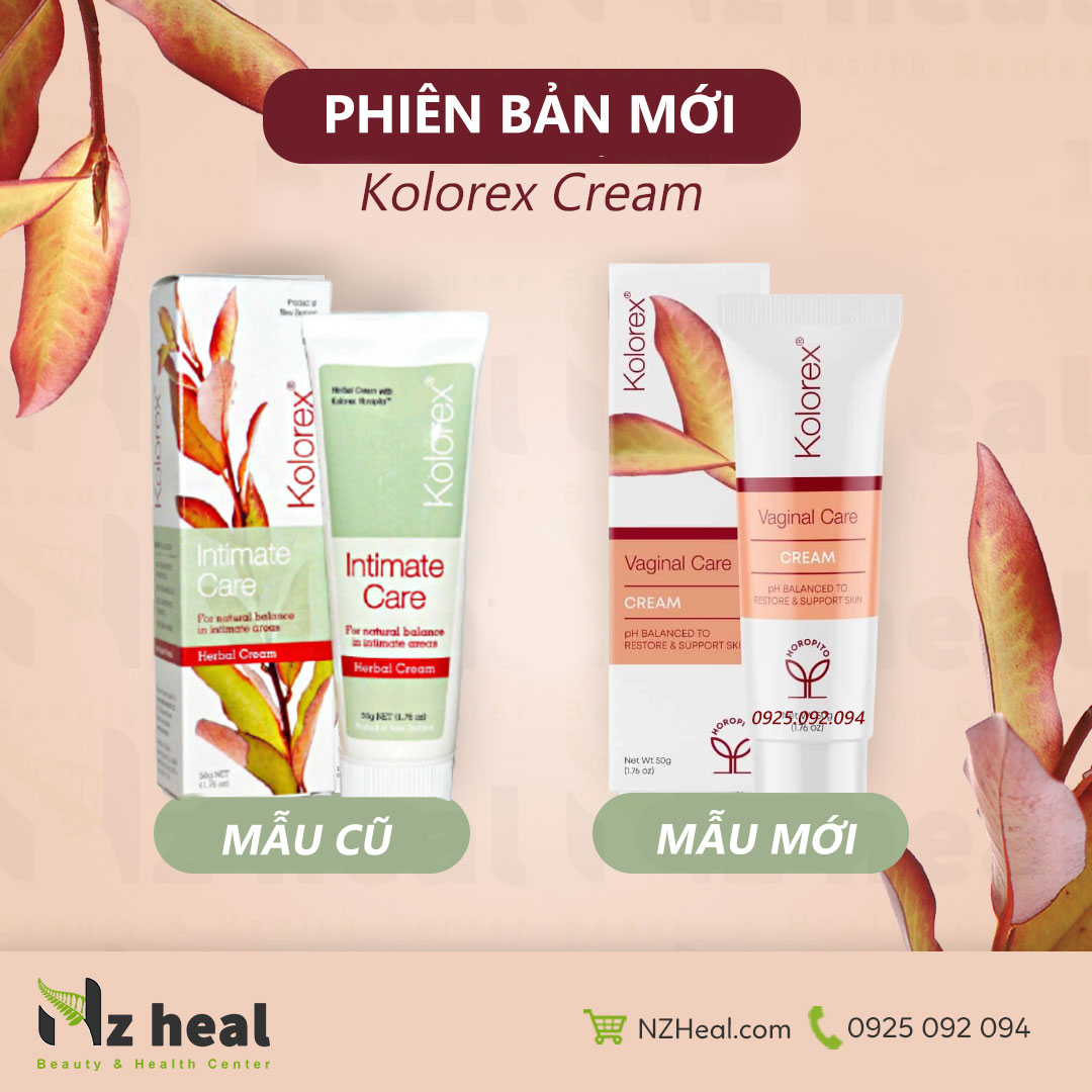 Kem Trị Nấm Ngứa Vùng Kín Kolorex Vaginal Care Cream