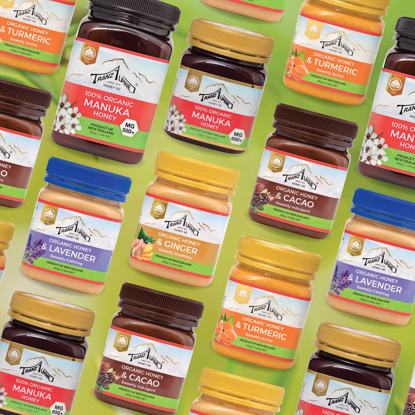 Mật ong Manuka MG550+ Organic Manuka Honey TranzAlpine (250g) 5
