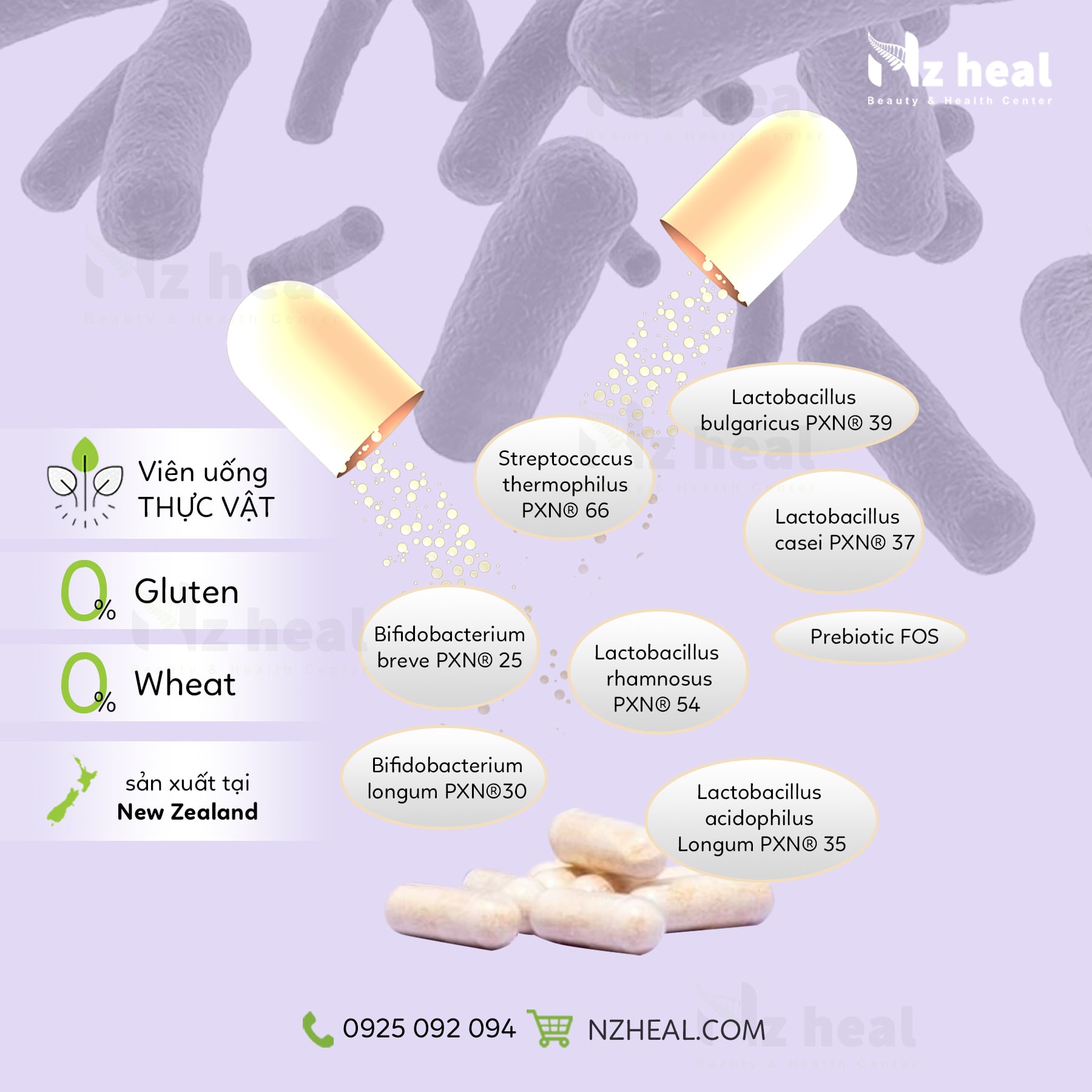 Men Vi Sinh Cho Người Bị Tiểu Đường Và Thừa Cân Lifestream Probiotics Metabolise (60 Viên)