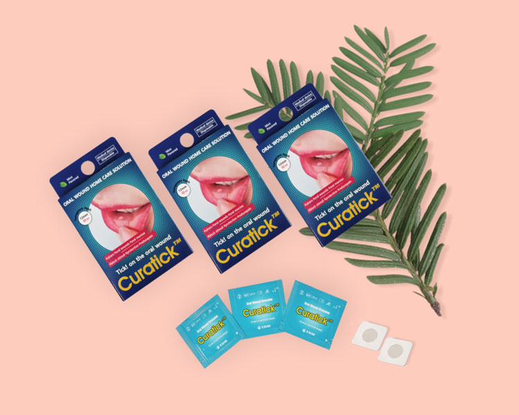 Miếng dán nhiệt miệng, lở miệng Curatick (10 miếng/ hộp) 8
