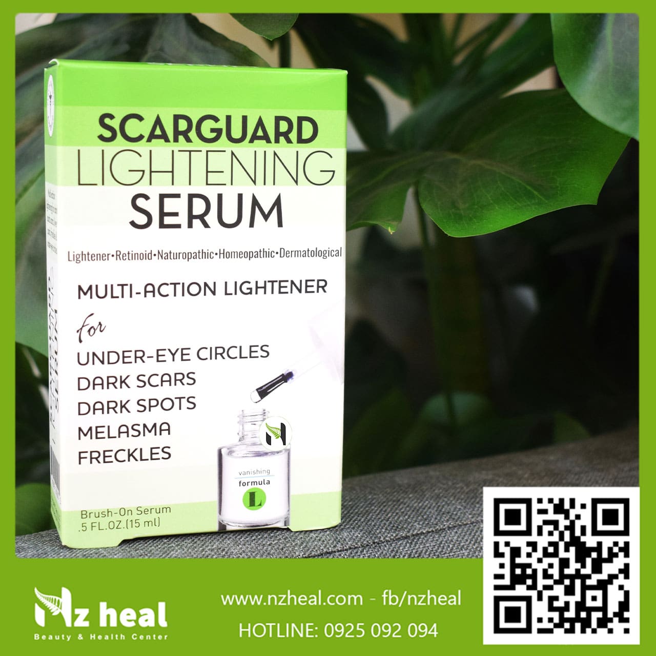 Serum đặc trị nám, đốm thâm Scarguard Lightening Serum 15ml