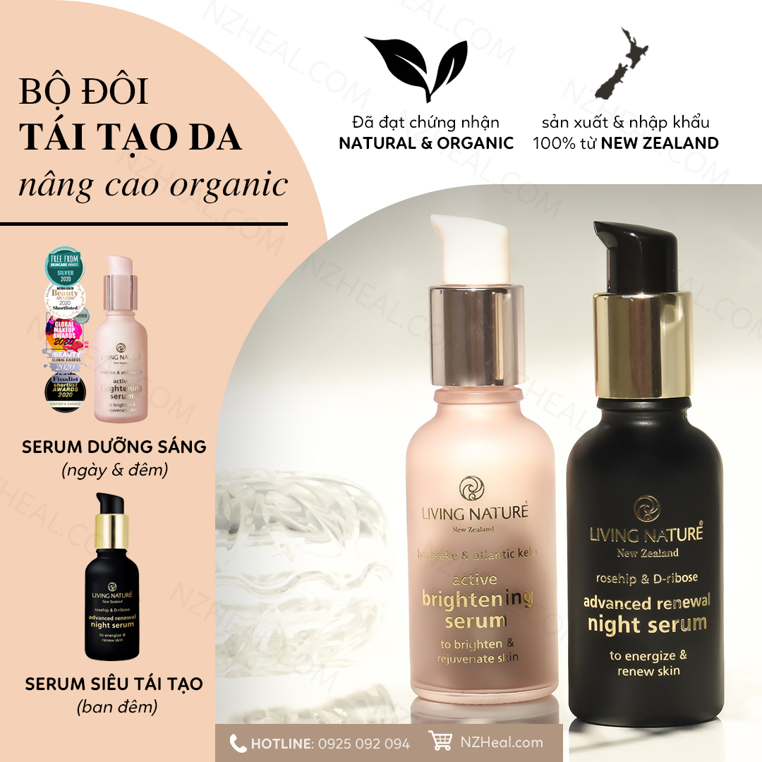 Serum dưỡng da ban đêm Living Nature Advanced Renewal Night Serum 30ml