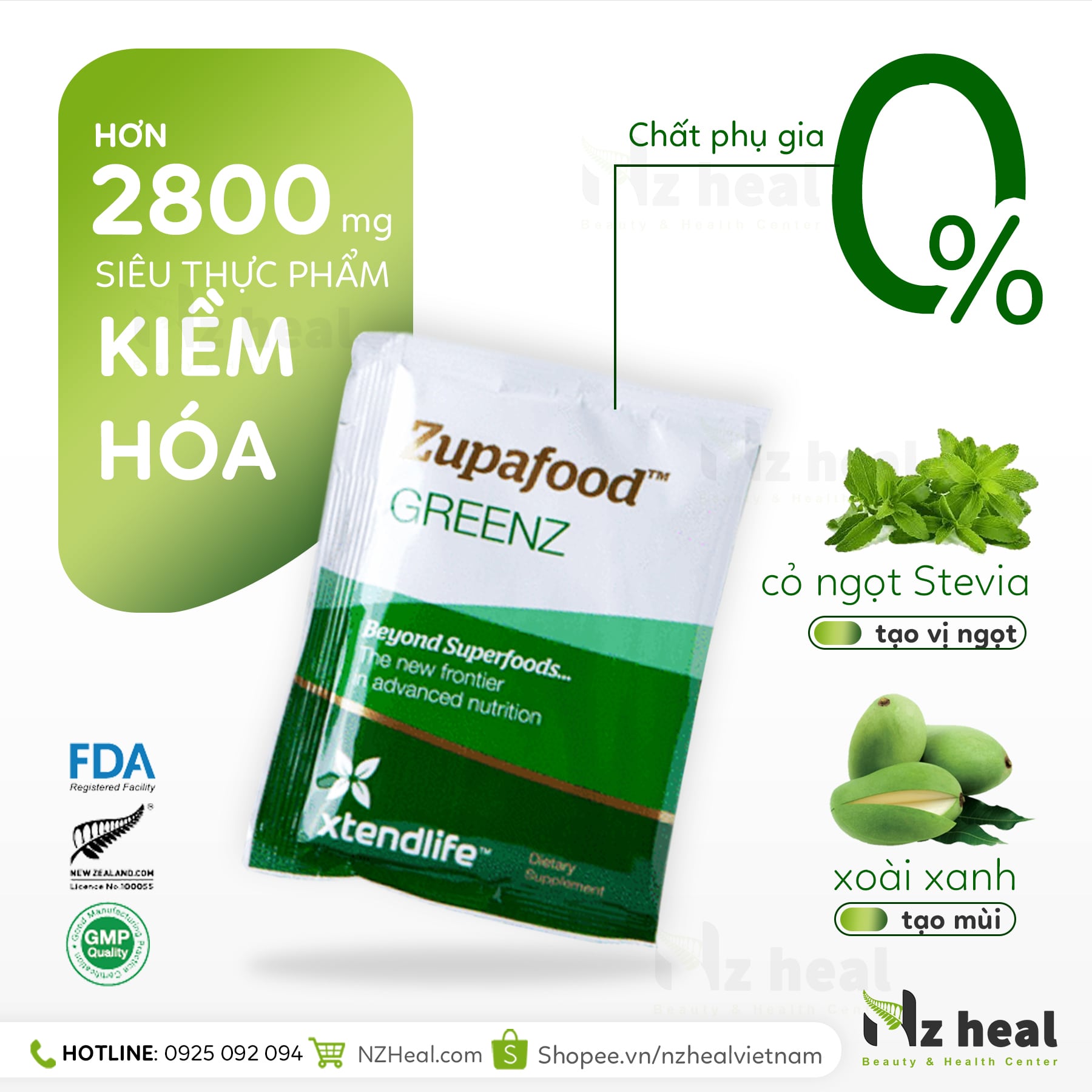 Zupafood GREENZ Xtend-Life