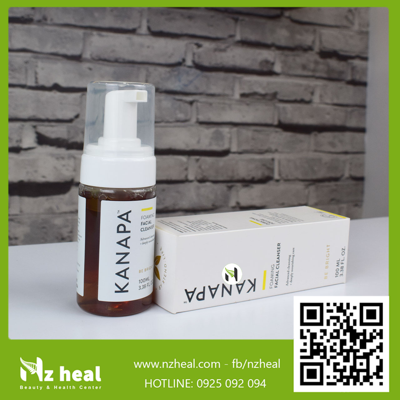 Sữa rửa mặt Kanapa Foaming Facial Cleanser 100ml