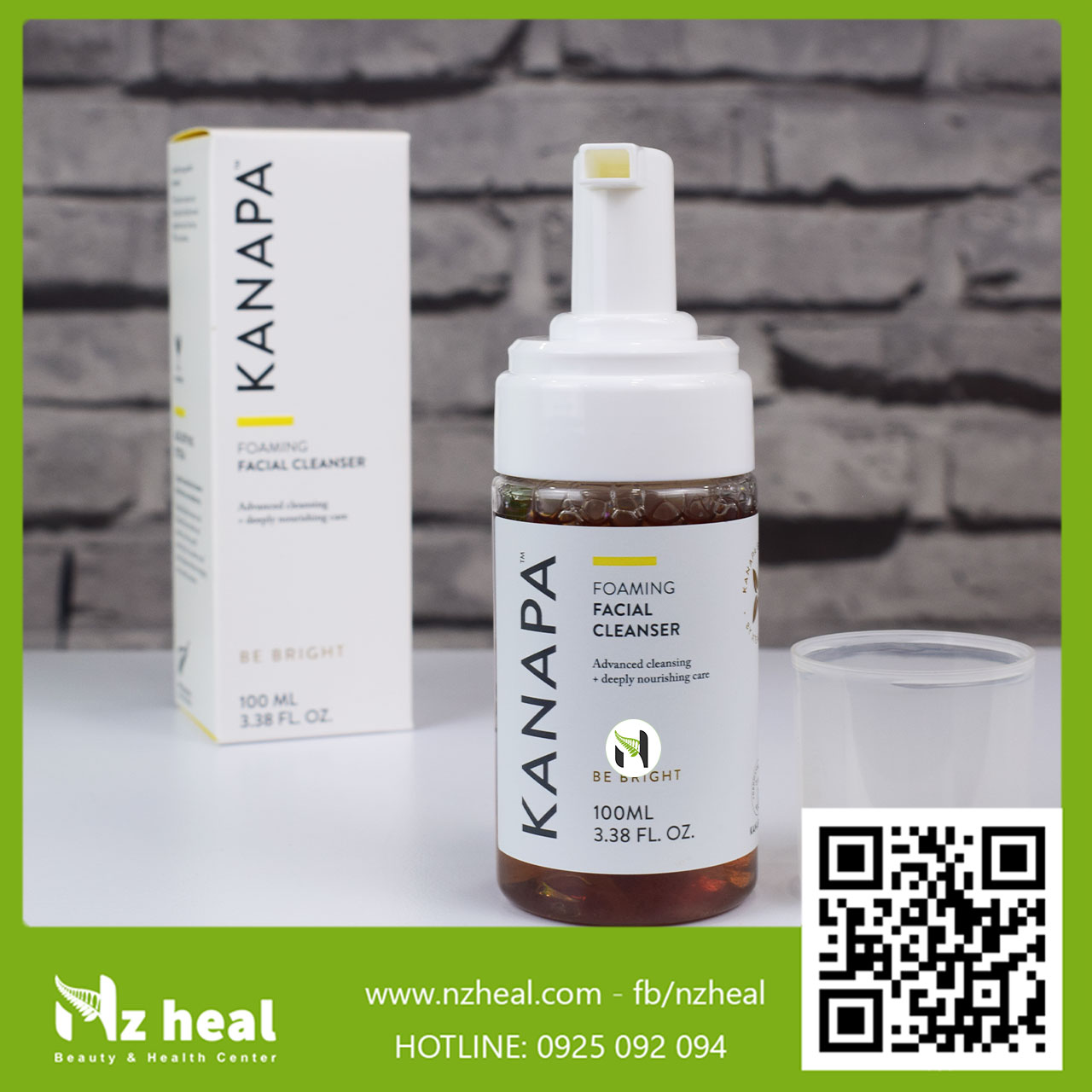 Sữa rửa mặt Kanapa Foaming Facial Cleanser 100ml