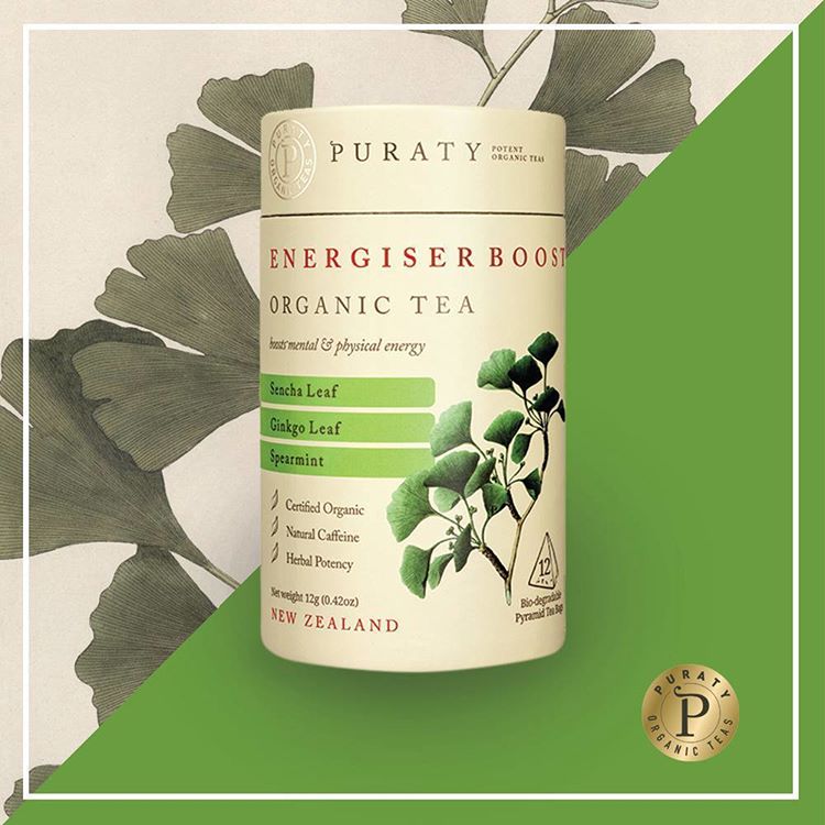 Trà hữu cơ tăng năng lượng Energiser Boost Organic Tea 12g - Puraty NZ