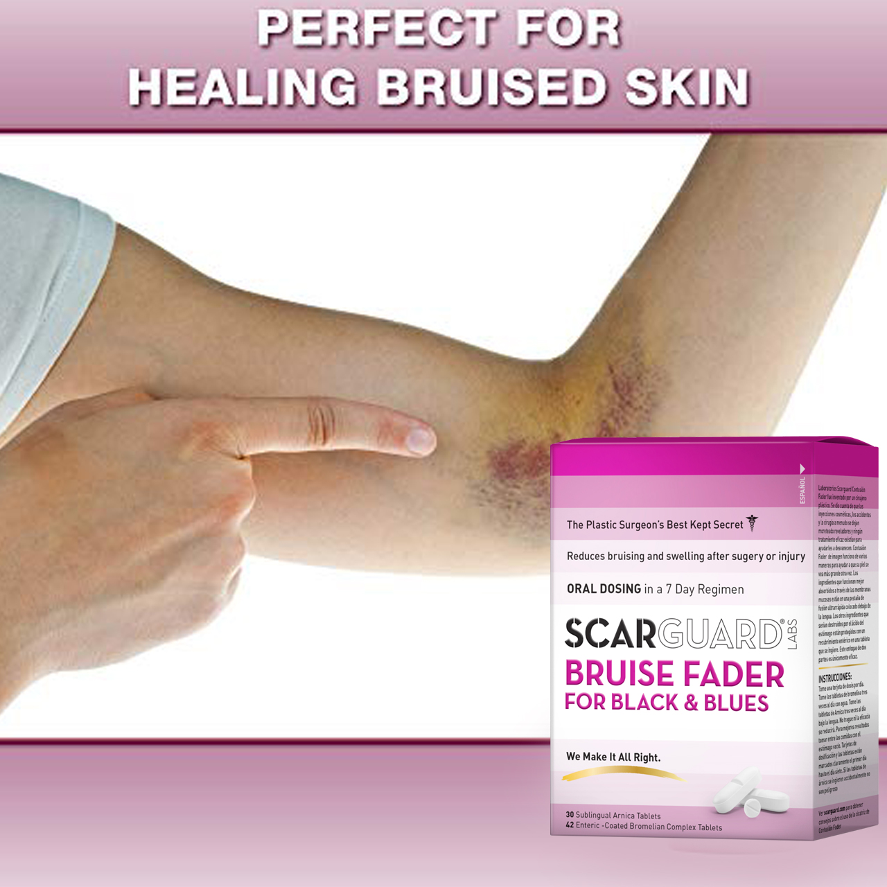 Scarguard Bruise Fader - Viên tan vết bầm tím