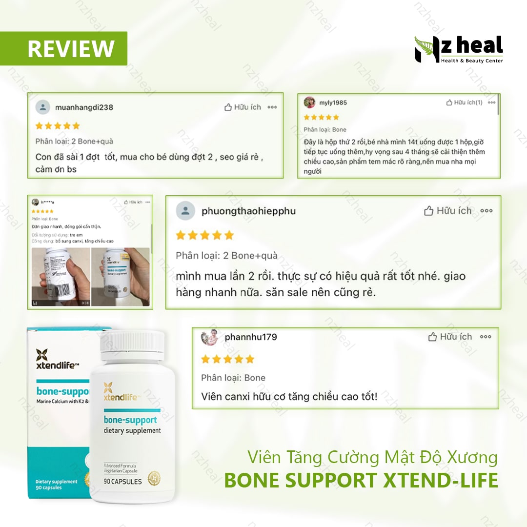 Viên tăng cường mật độ xương Xtend-Life Bone Support 90 viên