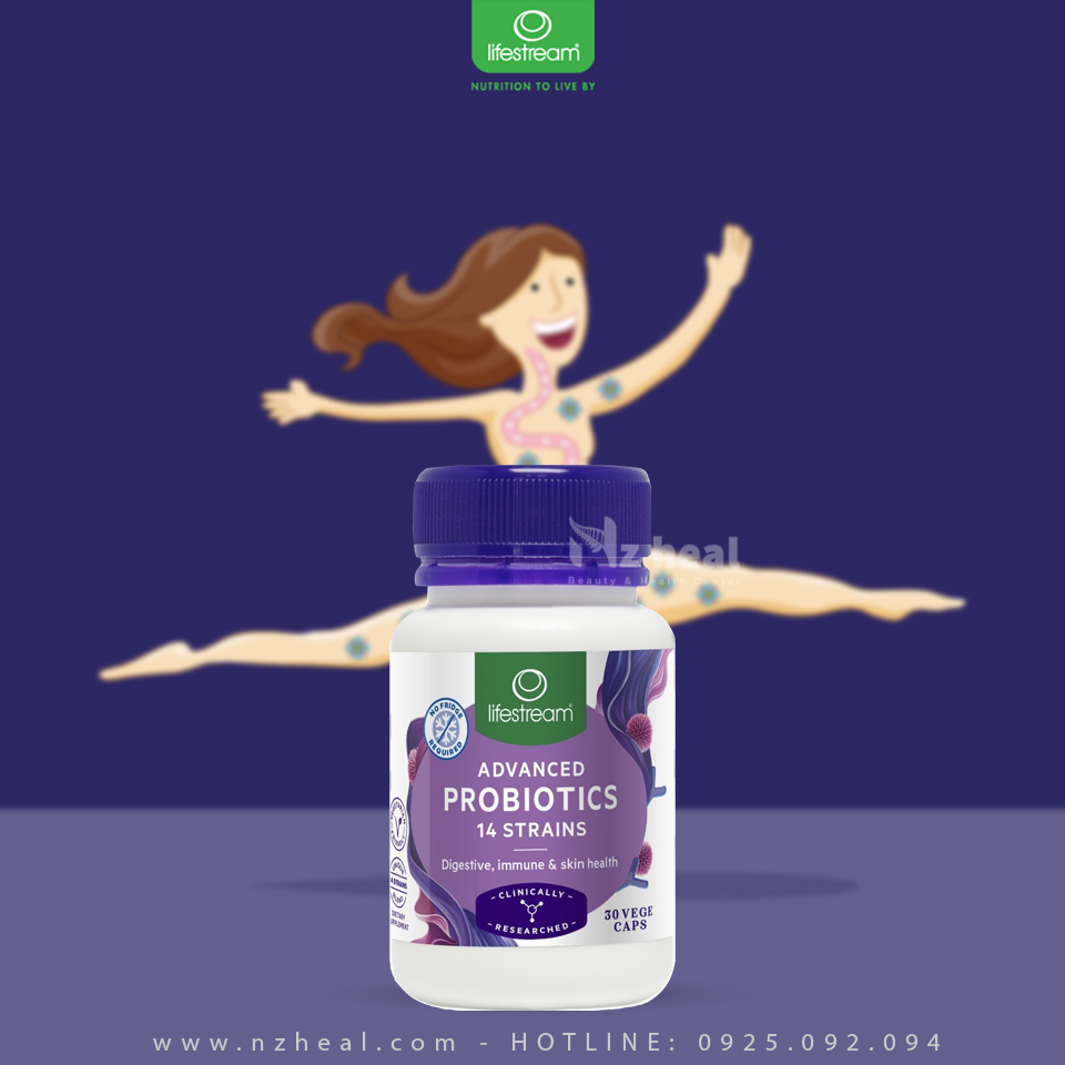 Viên uống men vi sinh Lifestream Advanced Probiotic 30 viên 1