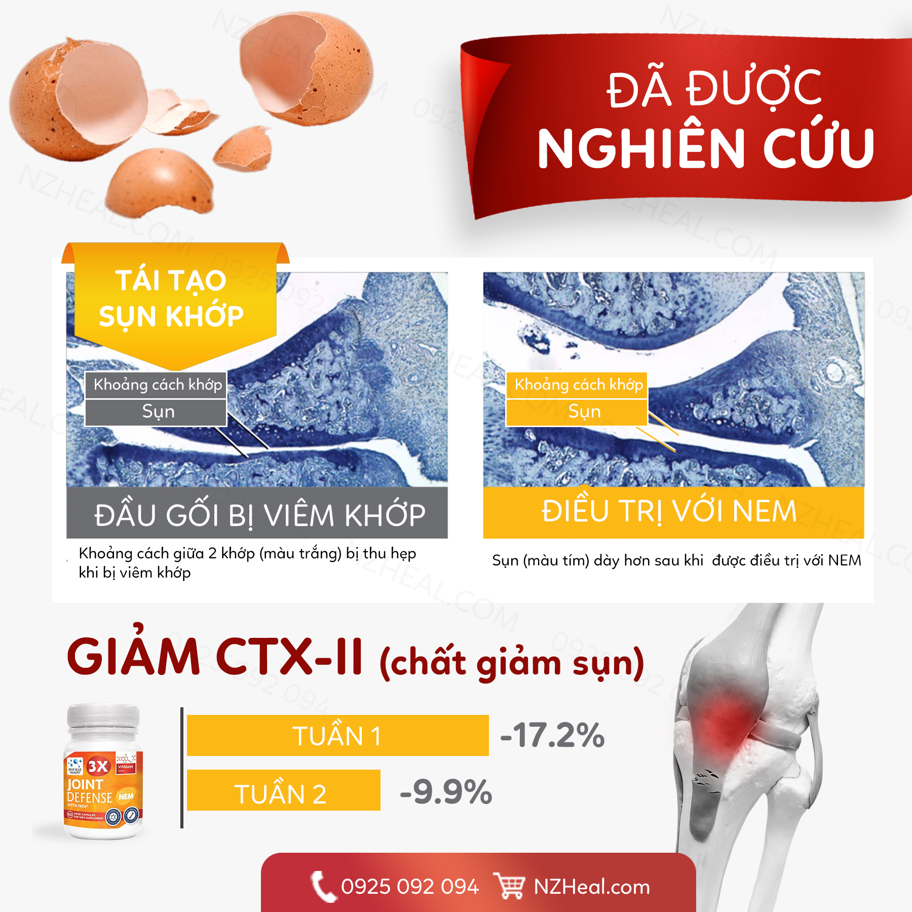 Viên giảm đau khớp Deep Blue Health 3x Joint Defense