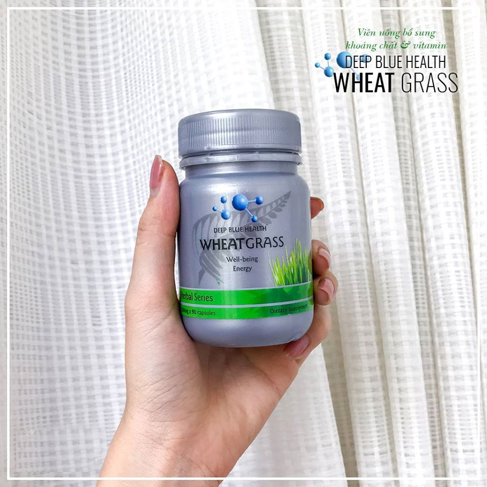 Viên uống bổ sung khoáng chất Deep Blue Health Wheat Grass 1