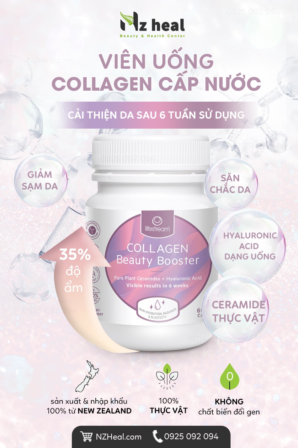 Viên uống Lifestream Collagen Beauty Booster 1