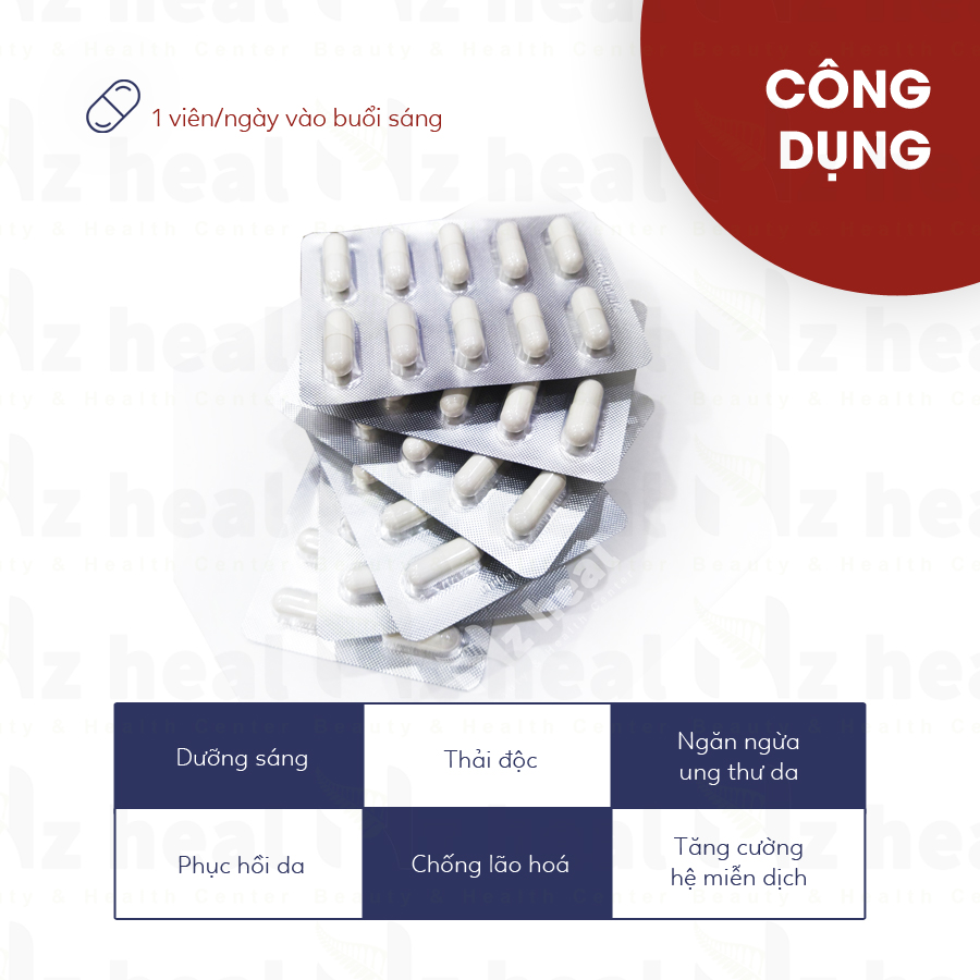 Viên uống chống nắng PRO+ SUNWHITE Deep Blue Health