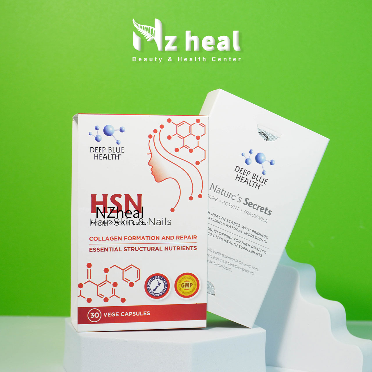 Viên uống giảm mụn, dưỡng móng tóc HSN – Deep Blue Health (30 viên) 4