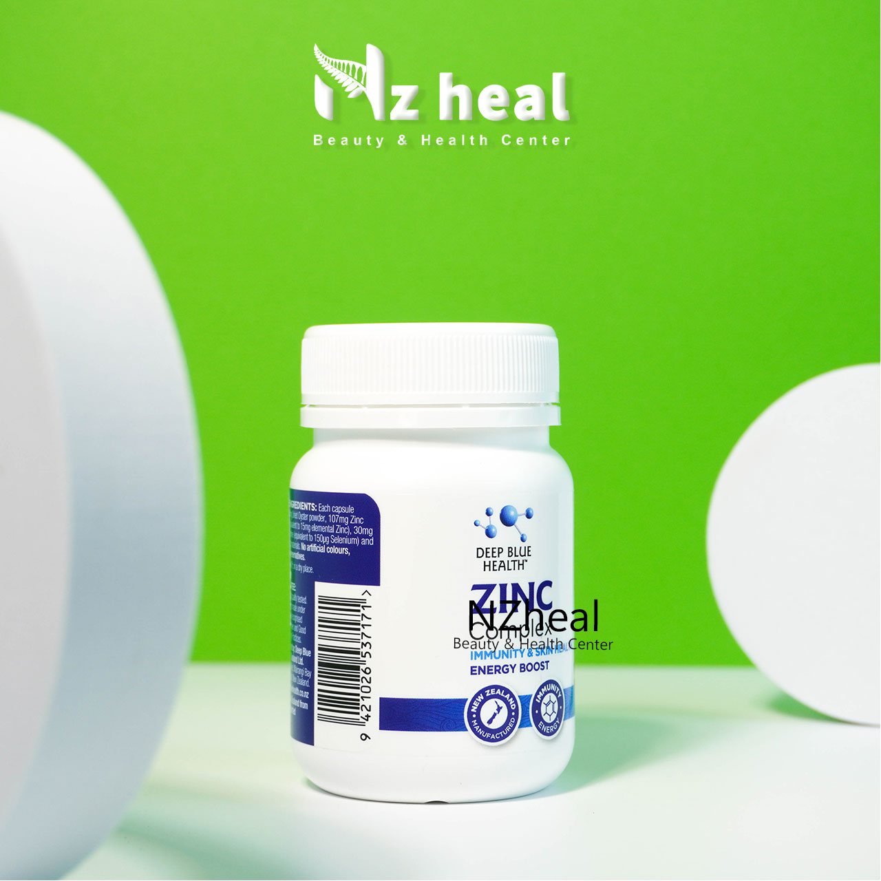 Viên Uống Kẽm Deep Blue Health Zinc Complex: tăng đề kháng, trị mụn (60 viên) 5