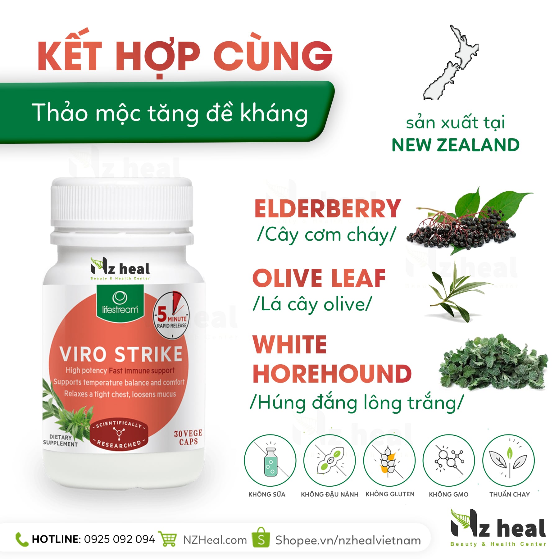 Thành phần Lifestream Viro Strike