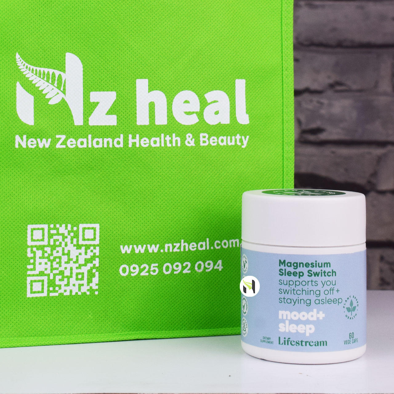 Viên uống ngủ ngon Lifestream Magnesium Sleep Switch (60 viên)