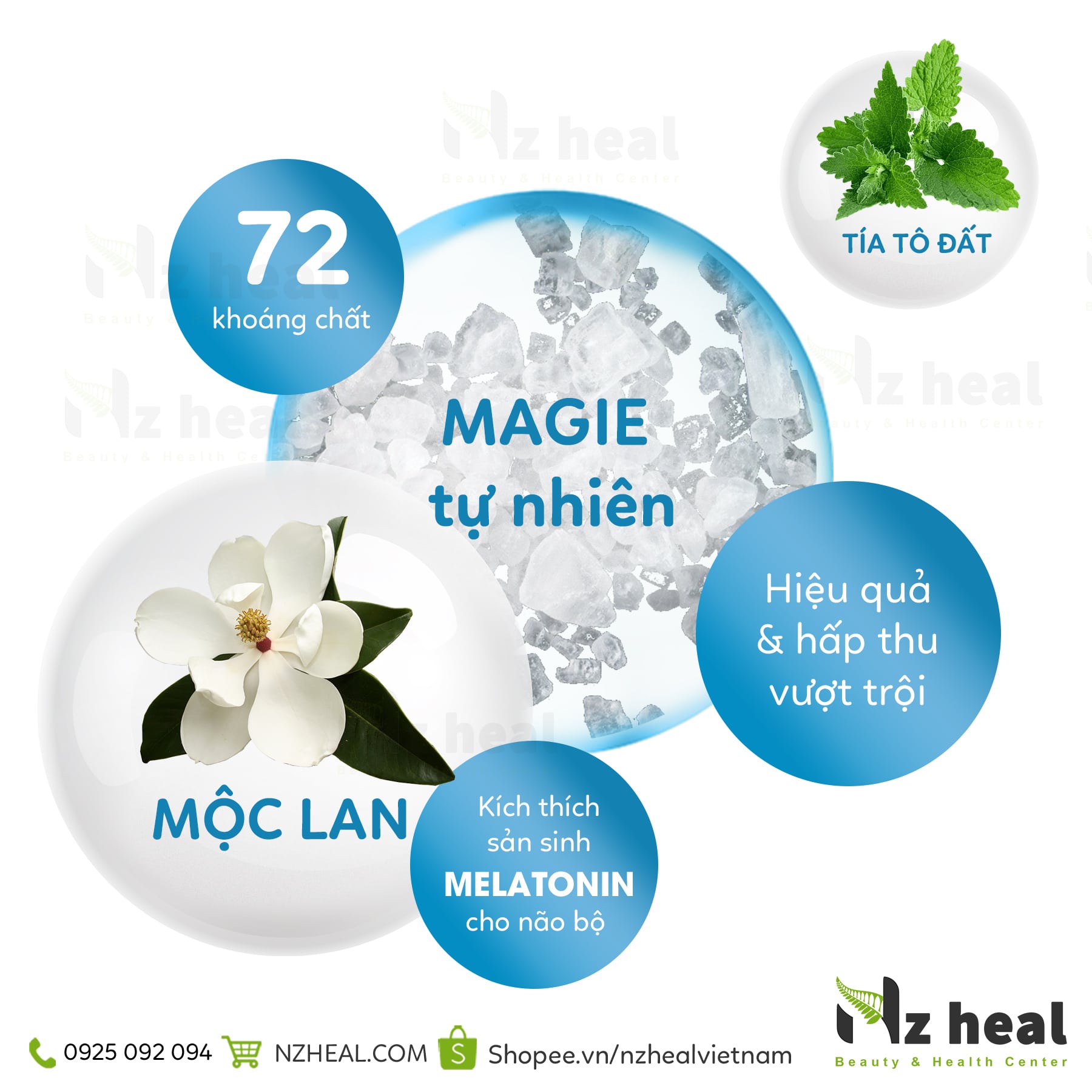 Thành phần Viên ngủ ngon Lifestream Magnesium Sleep Switch