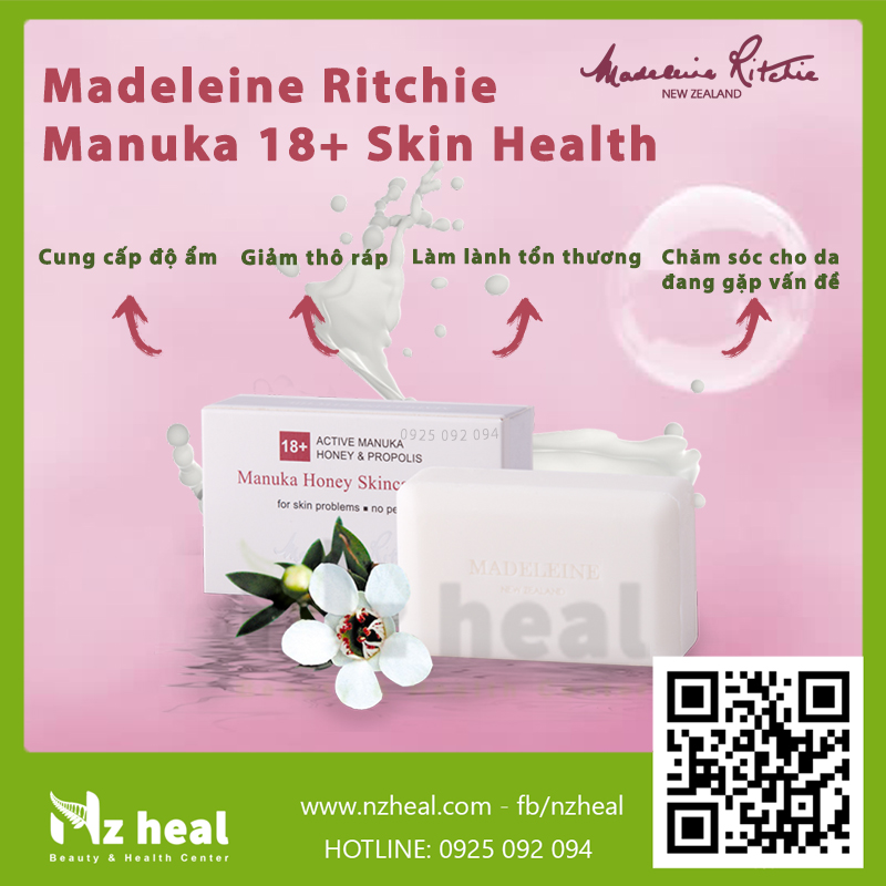 Xà Phòng Mật Ong Manuka 18+ Skin Health