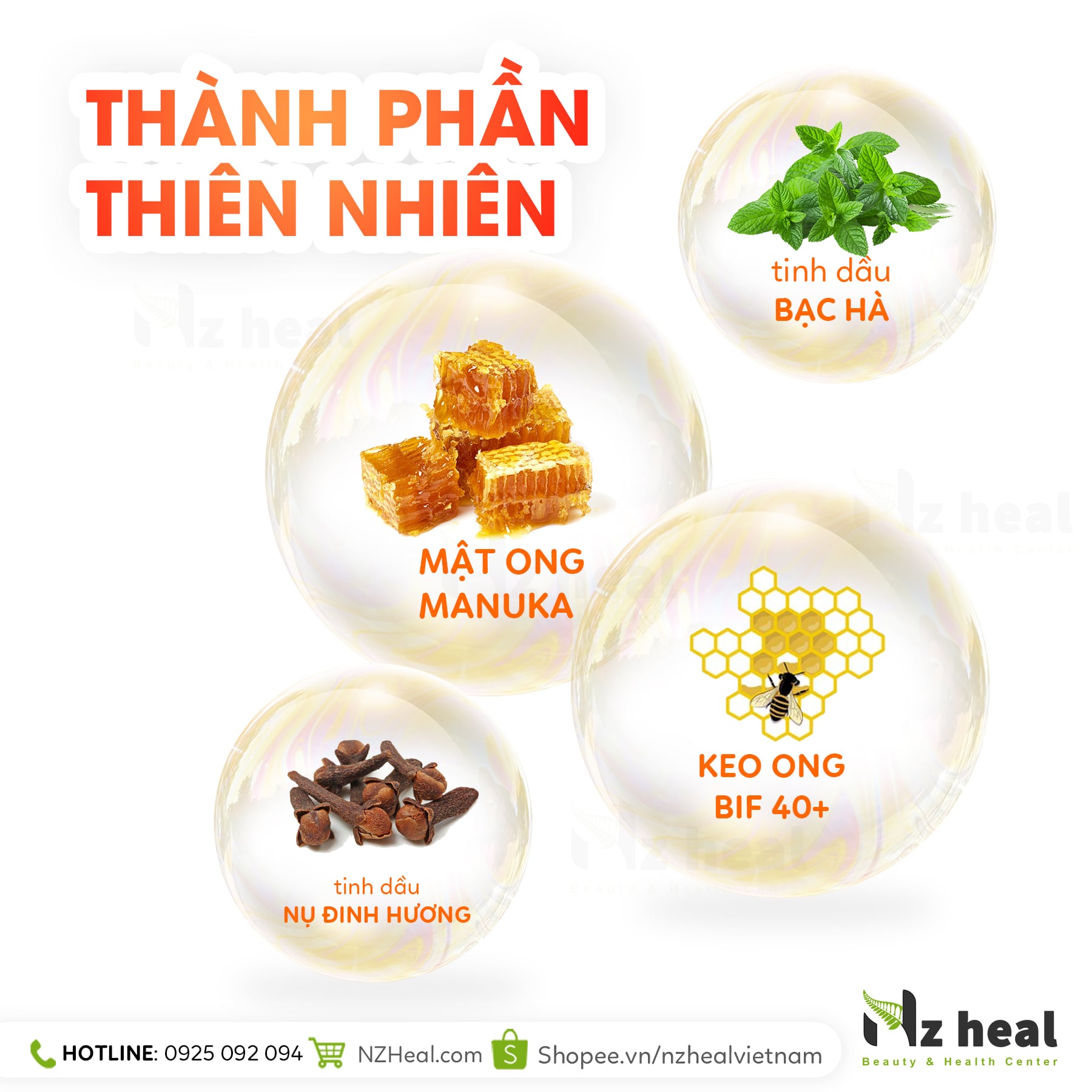 Xịt họng keo ong Deep Blue Health Propolis Spray Plus (BIF 40+) 1