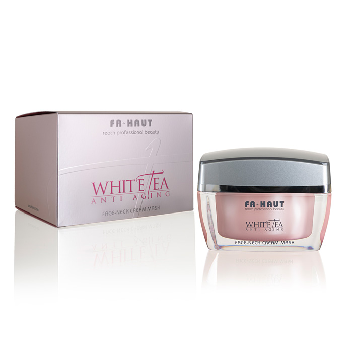 Mặt nạ cổ và mặt White Tea 50ml giúp dưỡng ẩm và cải thiện kết cấu da