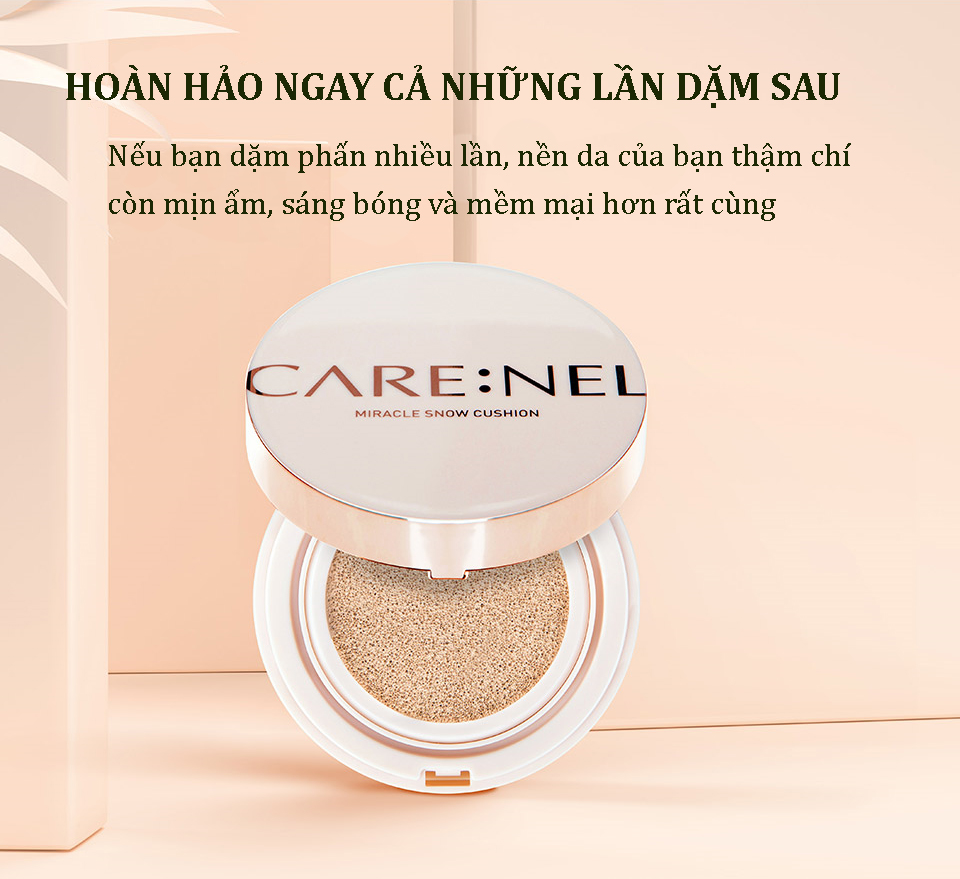 Phấn nước Carenel Miracle Snow Cushion SPF50+ - ảnh 14