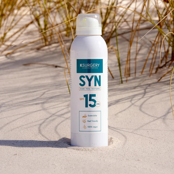 SPF 15 spray sunscreen