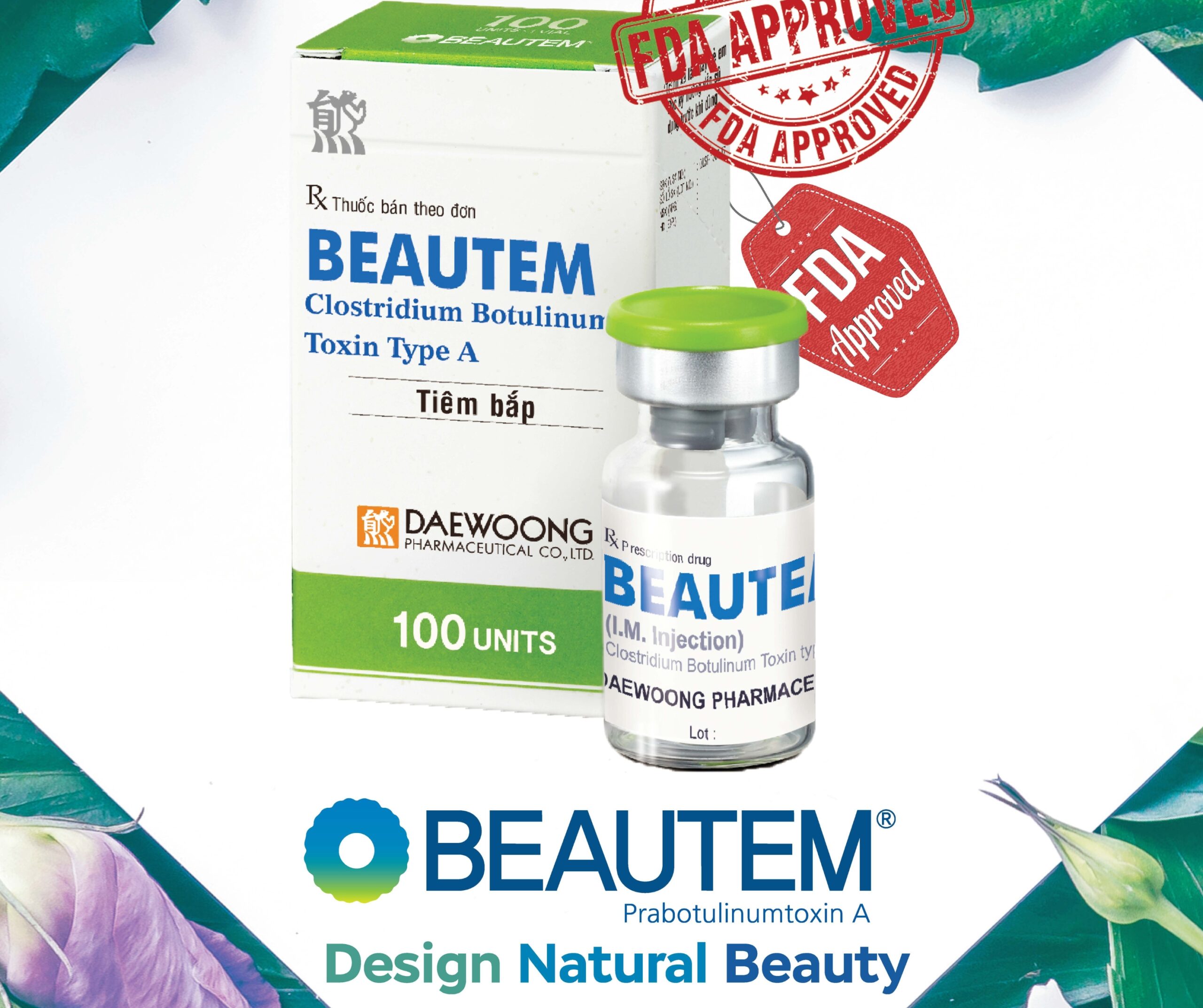 BEAUTEM - Clostridium Botulinum Toxin type A 100 đơn vị