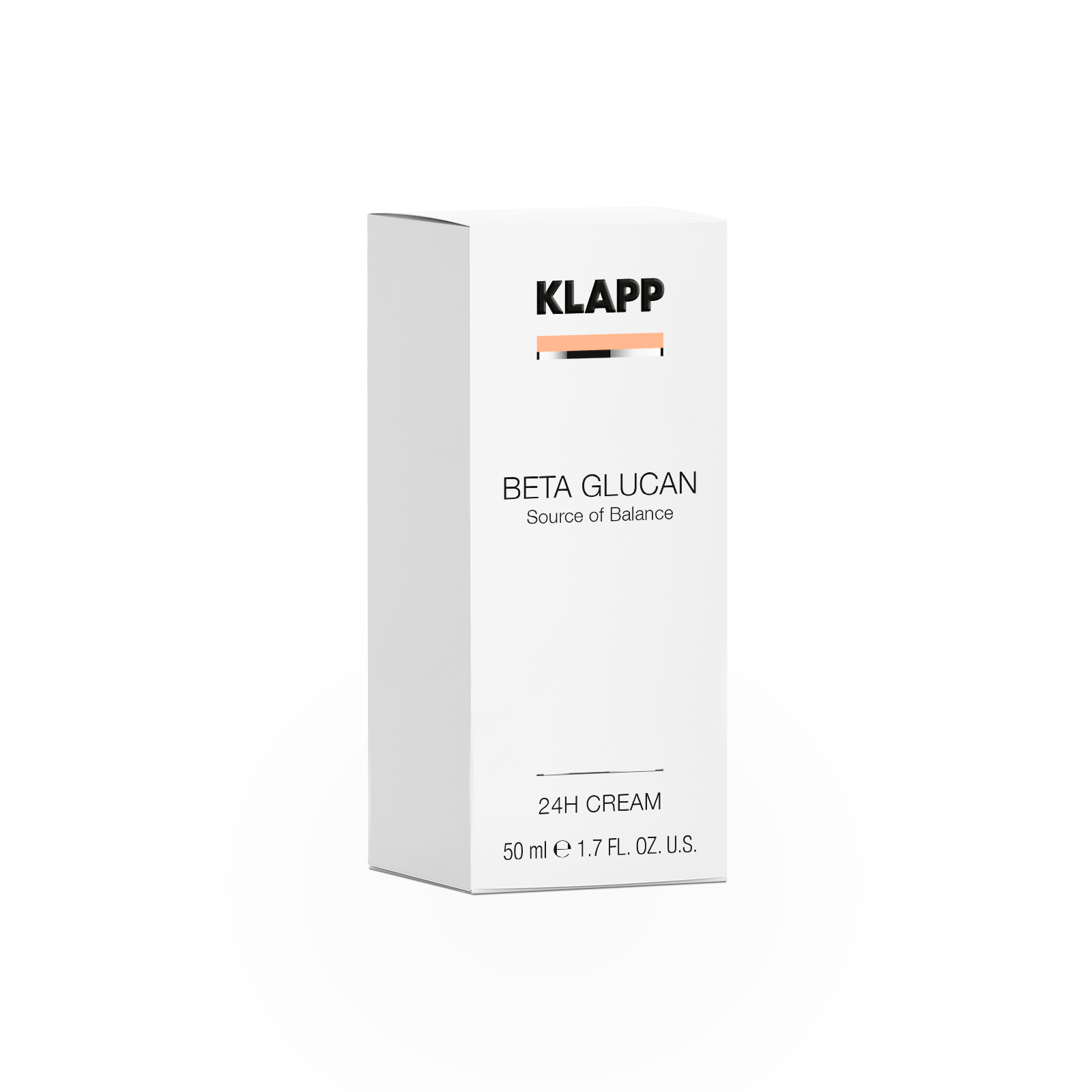 Bao bì Beta Glucan 24H Cream Klapp, kem dưỡng làm dịu da 24H Klapp