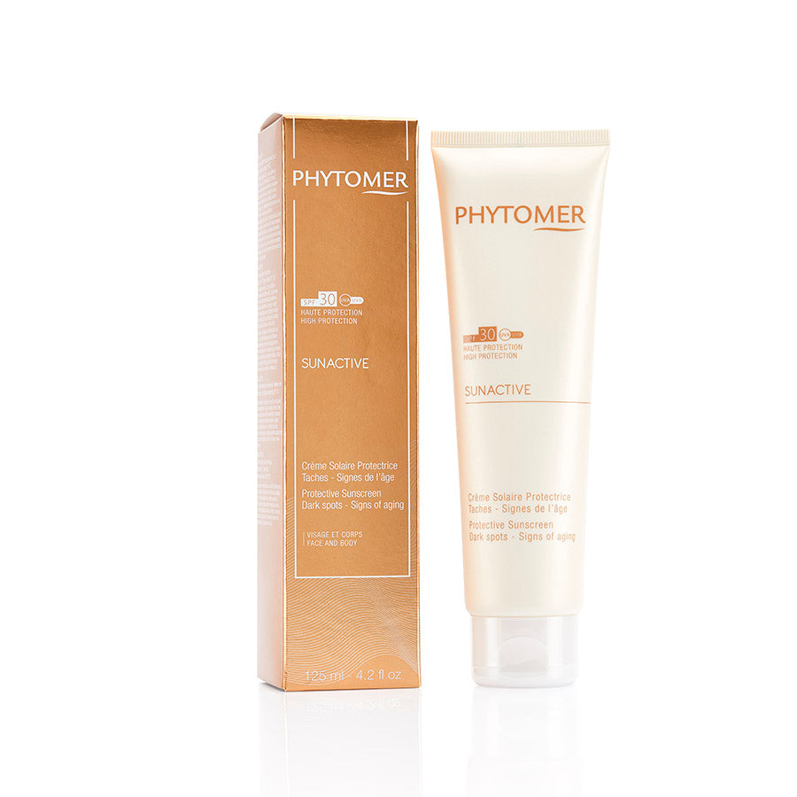 PFSOV175 - Sunactive E Protective Sunscreen Dark spots - SPF30 - 125 ml Packshot_Sunactive_Protective_Sunscreen_Dark_spots_-_Signs_of_aging_SPF30_tube_20_outer_box_-_125_ml_-_PFSOV175