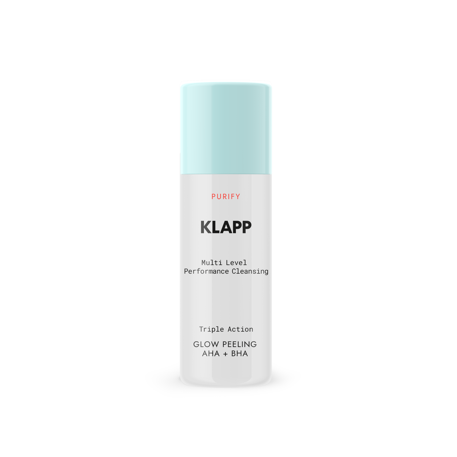 Bao bì Glow Peeling AHA + BHA Klapp, tẩy da chết AHA + BHA Klapp
