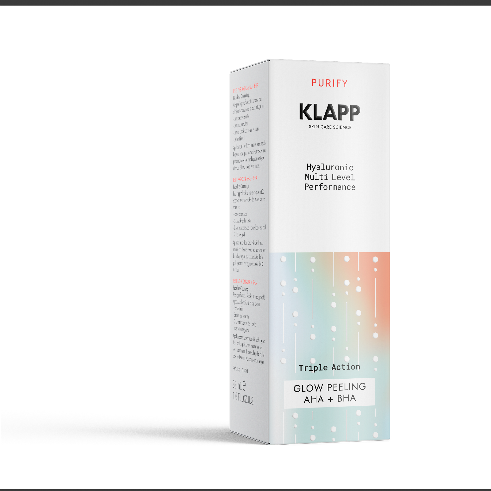 Chi tiết sản phẩm Glow Peeling AHA + BHA Klapp của KLAPP