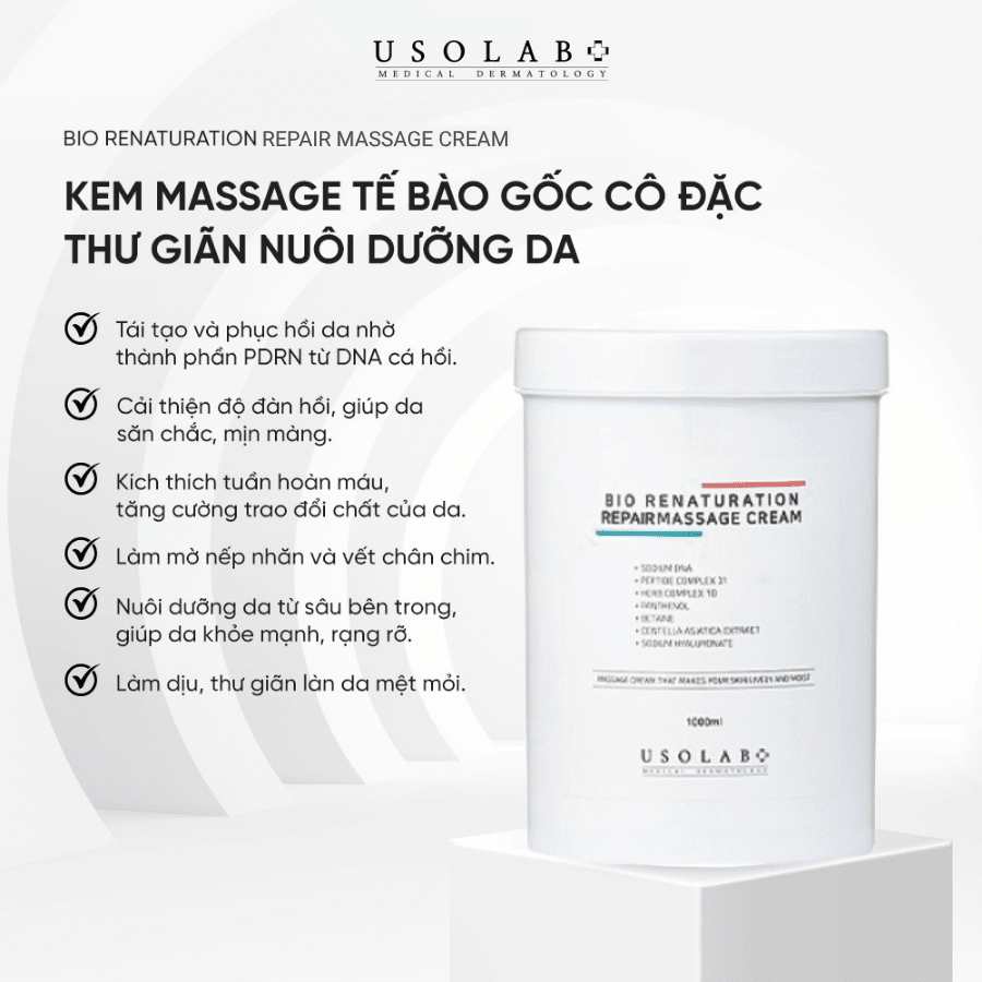 kem massage Bio Renaturation Repair Massage Cream USOLAB – hình ảnh sản phẩm